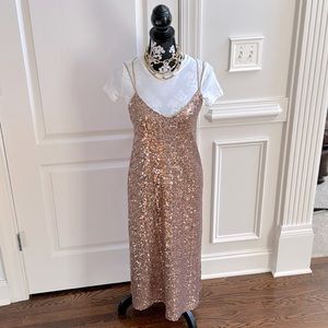 ZARA VINTAGE sequin midi